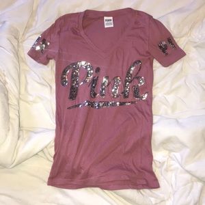Like new vs pink tee